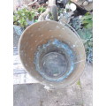 Victorian Brass Coal Bucket With Original Handle
