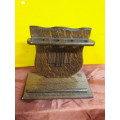 Vintage Wooden 4 Pipe Stand by Tallent of Old Bond Street England
