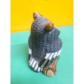 Stunning Handpainted Ceramic Owl