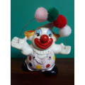 Ceramic Glazed Clown Money Box