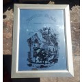 Framed Glass Vitrigraph - Charles Dickens The Pickwick Papers
