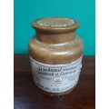 Vintage Salt Glazed Mustard Jar