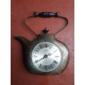 1960`s Landex Japan Copper Quartz Kettle Clock