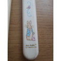 Circa 1990 Peter Rabbit Childrens Knife and Fork