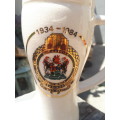 1934 - 1984 SAS - SAR Police 50 Year Ceramic Boot Shaped Mug