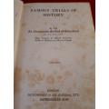 Circa 1926 Famous Trials of History Illustrated - The Earl of Birkenhead