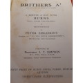 Circa 1945 Brithers A`, A Minute A Day With Burns - 14th Edition Completing 120,000