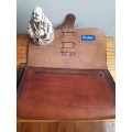 Retro 80`s Stroller Leather Carry Bag