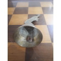 Brass Elephant Table Bell with Striker