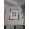 Popular SA Artist Martin Wenkidu (1946 -) Glass Framed Watercolor With Valuation Certificate