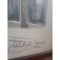 Famous SA Artist Malachi Smith 1948 - 2012 Limited Signed Print