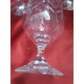 Set of 6 Retro 1980`s Nampak Watermarked Crystal Beer Glasses (Mint Condition)