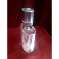 Stunning Vintage Crystal Perfume Bottle with Original Stopper (Mint Condition)