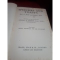 Circa 1928 Speeches & Toasts How To Make And Propose Them Clothcover