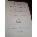 MAN & His Works `Melville Herskovits` 1956 Clothcover