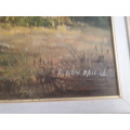 Stunning Oil on Board `Landscape` by SA Artist P. Kendall Signed And Dated 86`