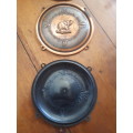 3 x Vintage Copper Plaques `Lion` `Elephant `Giraffe`