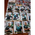 57 x RUGBY WORLD CUP 2011 TRADING CARDS