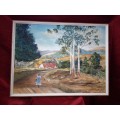SA Artist Stephenson Oil on Board `Landscape` - Signed And Dated (70`s)