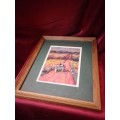 Stunning SA Painting `Children on Donkeycart` Dated 1984 (See Description)