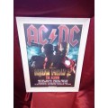 Vinyl Glass Framed Poster AC/DC Iron Man 2 The Album