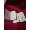 Circa 1901 Miniature Common Prayer & Hymns Books