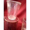 Vintage Glass Table Wine & Medicine Beaker