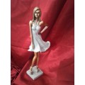 Tall Resin Figure of a Young Lady