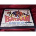 Block Framed Poster of the 1966 Theatrical Release of Batman