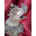 Large Chinese Brass Imperial Dragon