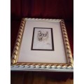Chinese Mixed Medium In Gold Gilt Frame