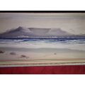 Popular SA Artist H. Anderson Acrylic `Table Mountain` Signed