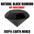 1.87ct- Natural Black Diamond- 100% Diamond!!! [7.2 x 5.2 mm] ** Great Investment**