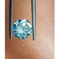3 On Auction - 1.00 To 1.20ct -Mangnificent Blue -VVS1 -Top Quality Moissanite! [Test As Diamond !]