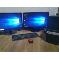 Desktop PC- intel core I5 - 3570cpu -340ghz 8Gb Ram - 2 TB hdd - with 2 x 23` Samsung led Monitor