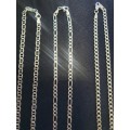 3  Sterling Silver Chains - 1 bid for all 3 [All Solid 925 Silver ] Unisex