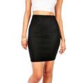 Black waisted skirt with zip detail...LIMITED STOCK