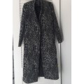 Gorgeous Leopard Print wool Maxi Coat