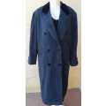 Vintage maxi coat with velvet Collar