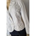 White blazer with exquisite embroidery.... From R30 Shipping
