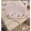 GUESS Fleur Quilted Charm Crossbody