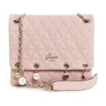 GUESS Fleur Quilted Charm Crossbody