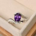 0.24ct NATURAL AMETHYST - BEAUTIFUL OVAL CUT