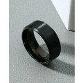Mens Black Ring. Size 18