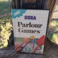 Vintage Sega Game cartridge Parlour Games with manual