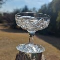 Small crystal champagne / sherbet glass vintage