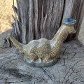 Beneagles Scotch Whisky miniature Bottle with stopper shape of lochness monster