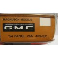 Magnuson Resin Cast Model Kit 439-922 2 pk GMC Panel Van 1954 1/87 HO railway scale new in pack