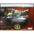 Maisto Diecast Model Car + Motorbike 32161 Ford F1 F 1 Pickup 1948 + Harley Davidson FL Panhead 1948