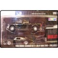 Greenlight Diecast Model Car Hollywood Dodge RAM 2500 2016 Charger 1968 TrailerBullitt McQueen Movie